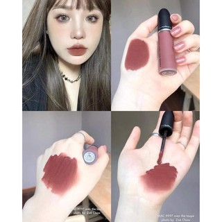 Son kem MAC Powderkiss Liquid Lip Over the Taupe