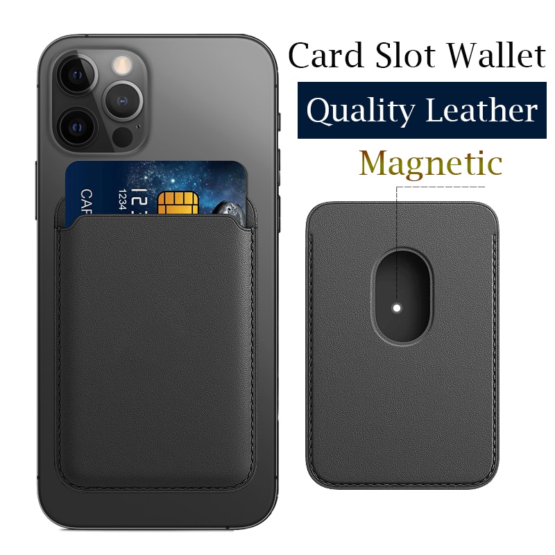 Ví đựng thẻ bằng da từ tính thích hợp cho iPhone 12 Pro Max IPhone 12 Mini