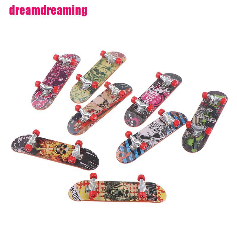 Ván Trượt Ngón Tay Mini Bằng Nhựa In Họa Tiết Nhiều Kiểu Dáng