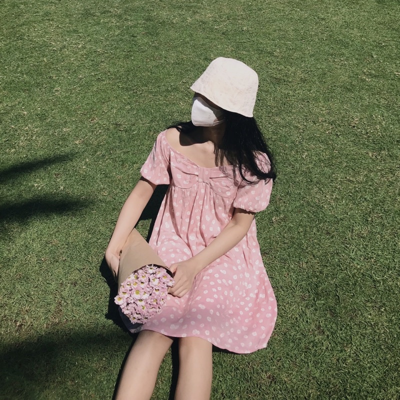 Jeteveux - Váy babydoll hoa nhí