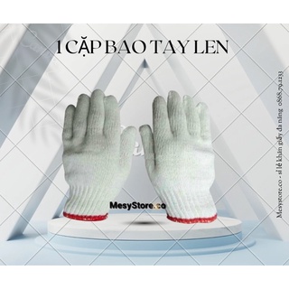 1 Cặp Bao tay len lao động sửa xe ô tô xe máy chuyên dụng