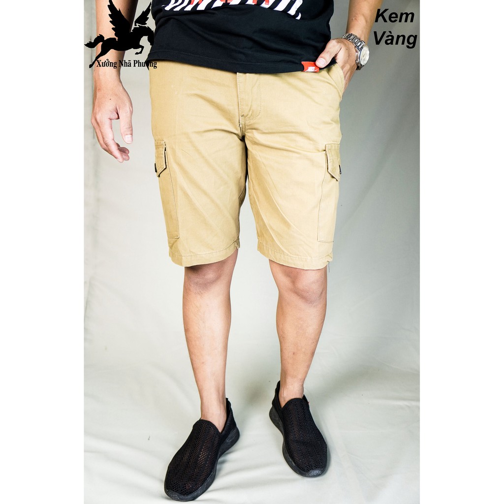 Quần short kaki nam túi hộp may kiểu nhật vải kaki siêu bềnh vải mịm thoáng mát quần đùi đẹp size 47-73kg | BigBuy360 - bigbuy360.vn