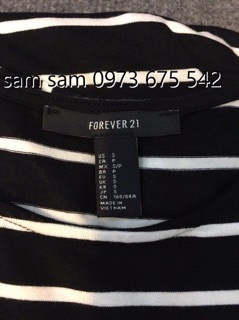 Váy f21 kẻ ngang