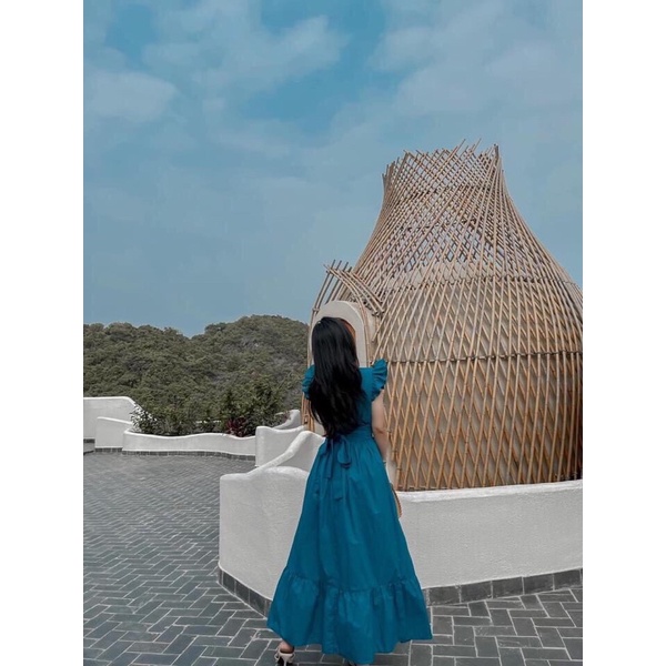 Váy maxi biển dáng dài mina’s house.