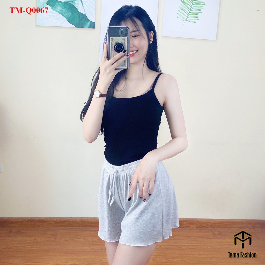 Quần đùi short nữ , quần sooc nữ mặc nhà chất tăm lạnh phù hợp mùa hè Queenshop