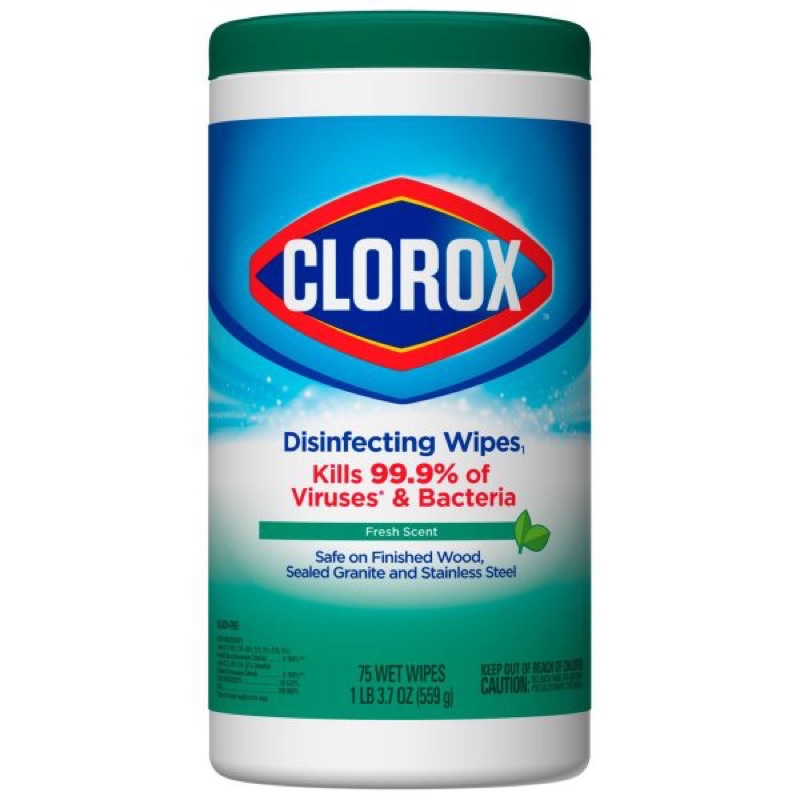 KHĂN GIẤY KHỬ KHUẨN CLOROX HỘP 85 miếng