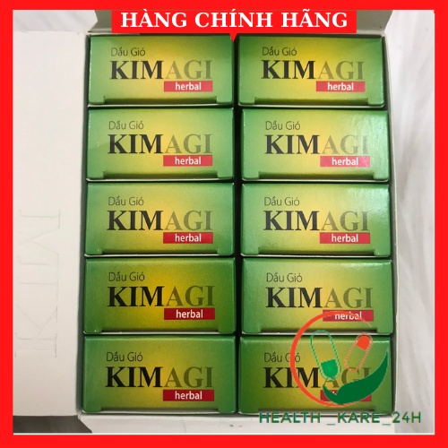 Dầu gió Kim Agi chính hãng hương thơm dịu nhẹ thư giãn lưu hương lâu giải cảm giữ ấm cơ thể dịu vết côn trùng cắn 6ml