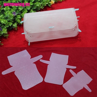 Tấm lưới nhựa chenille dùng đan túi xách thủ công