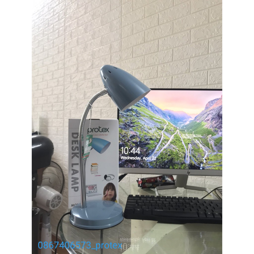 Đèn học chống cận thị Protex Model PR011 Xanh Than Có bóng❤️Bảo Hành 1 Năm