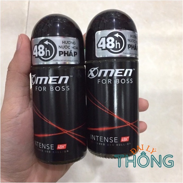 Chai lăn khử mùi nam X-Men For Boss Intense 48H 50ml - Lăng nách nam