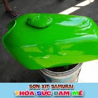 SƠN SAMURAI COMBO SƠN MÀU XANH LÁ KAWASAKI GỒM 4 CHAI, hàng xịn giá tốt, hàng xịn giá tốt