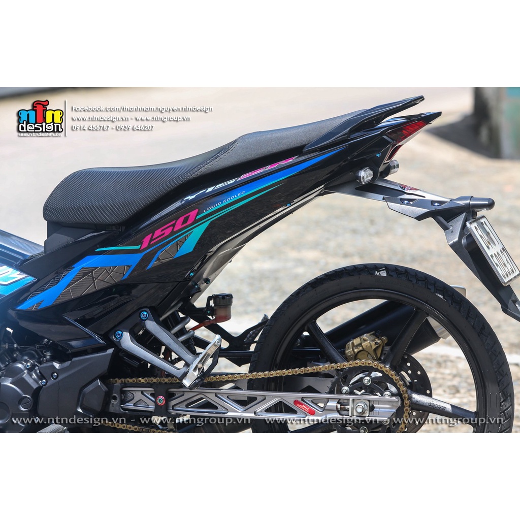 Tem rời exciter 150 7 màu , tem 3 lớp cao cấp ,ảnh thực tế