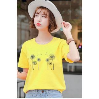 Áo thun in hình bồ công anh