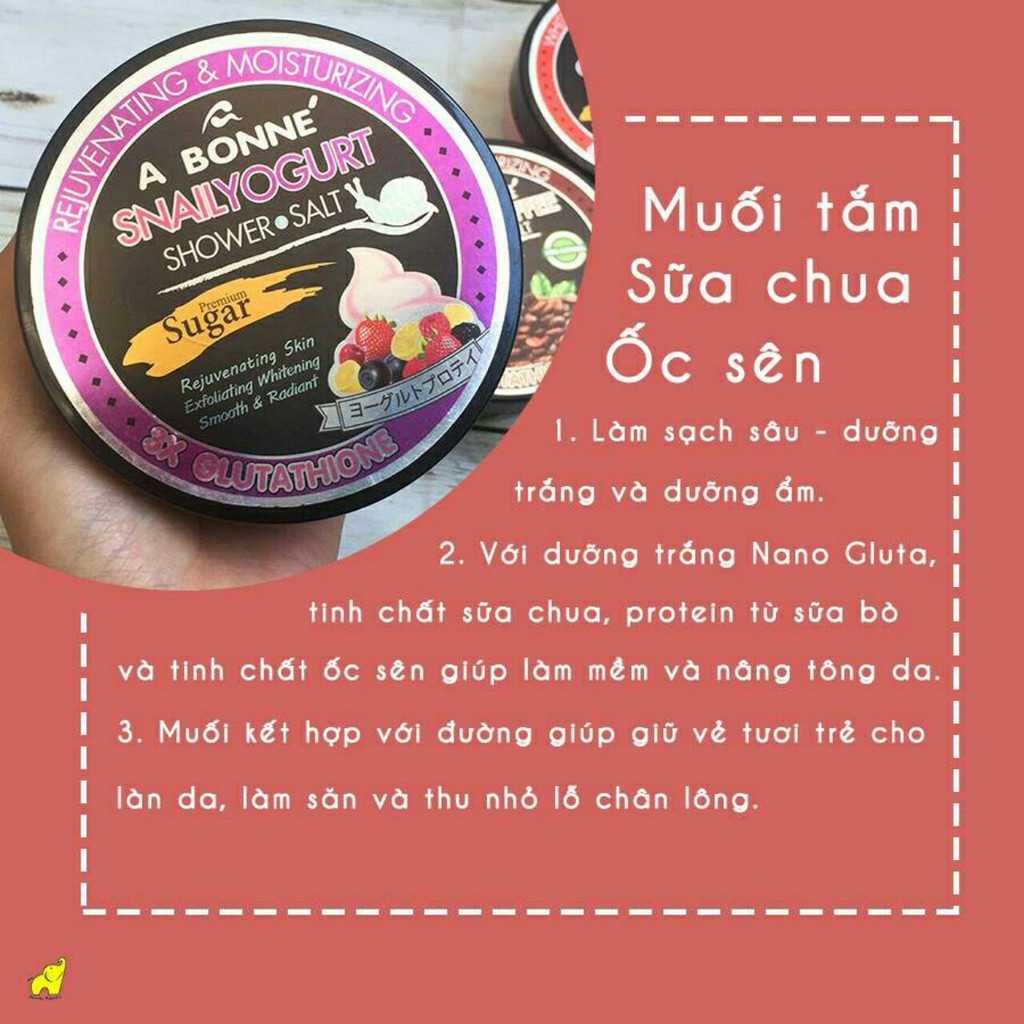 Muối tắm Abonne Hũ 350g