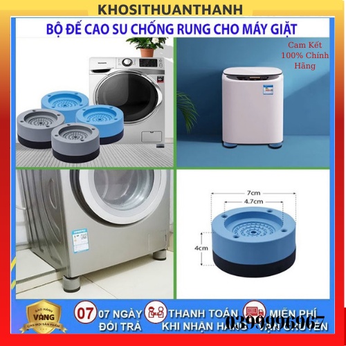 Combo 4 chân đế kê máy giặt chống rung chống ồn siêu tiện lợi (khosithuanthanh)