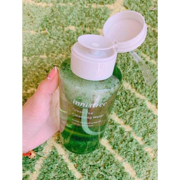 NƯỚC TẨY TRANG TRÀ XANH INNISFREE GREEN TEA CLEANSING WATER CHO DA DẦU, MỤN