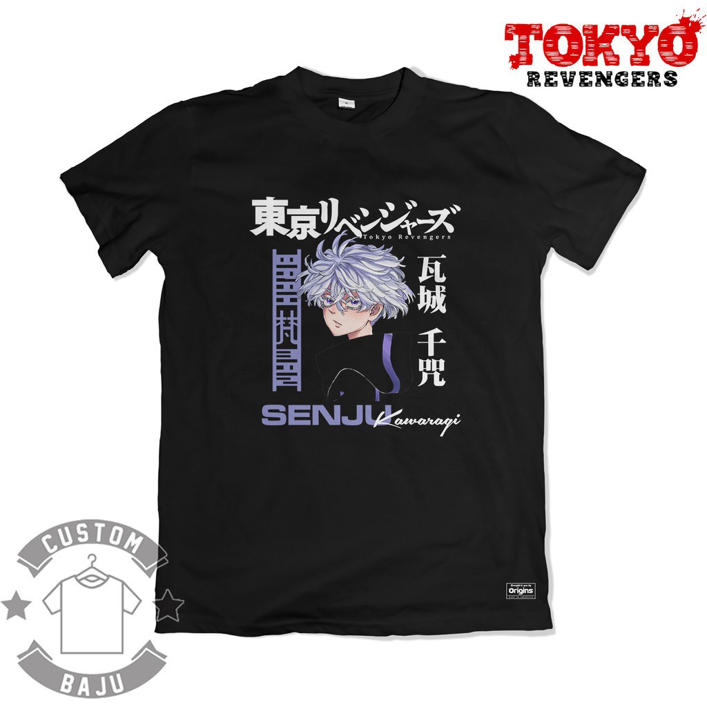 HOT🔥 Áo Phông Kawaragi Senju T-Shirt Brahman Anime Tokyo Revengers mẫu mới cực chât
