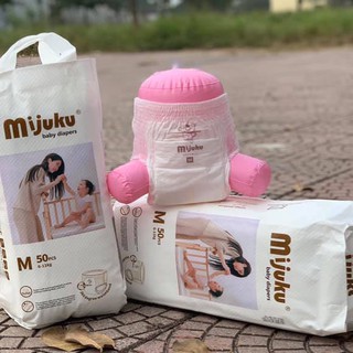 Bỉm quần Mijuku /size M,L,XL,XXL,XXXL/ 1 bịch có 50 miếng/ giá siêu rẻ
