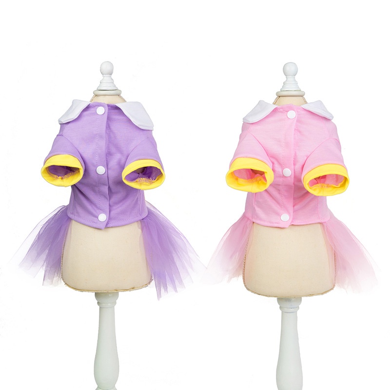 váy đầm ngỗng ren xòe cho chó mèo