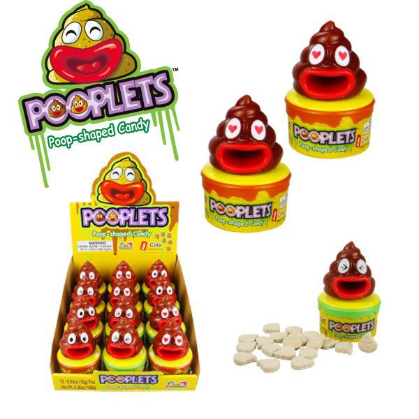 Kẹo đồ chơi Shit bóp Kidsmania Pooplets vị Cola 15gr