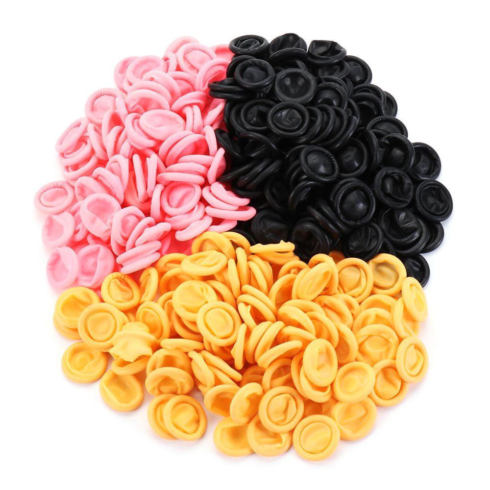 WATTLE Set 100 / 300 Vỏ Bọc Bảo Vệ Ngón Tay Chống Tĩnh Điện Khi Làm Móng Nghệ Thuật