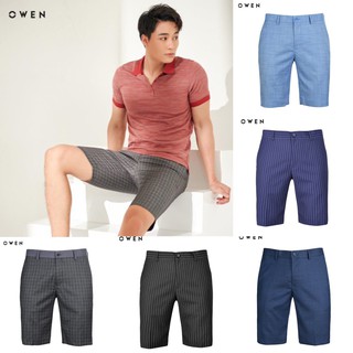 [NHIỀU MÀU] OWEN - Quần short nam Owen kẻ ca rô  - Quần short vải nam