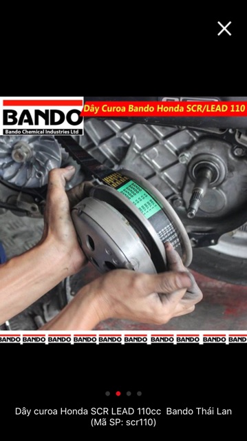 Dây curoa, dây đai truyền động cho Honda lead 110 (dây curoa) Bando chính hãng