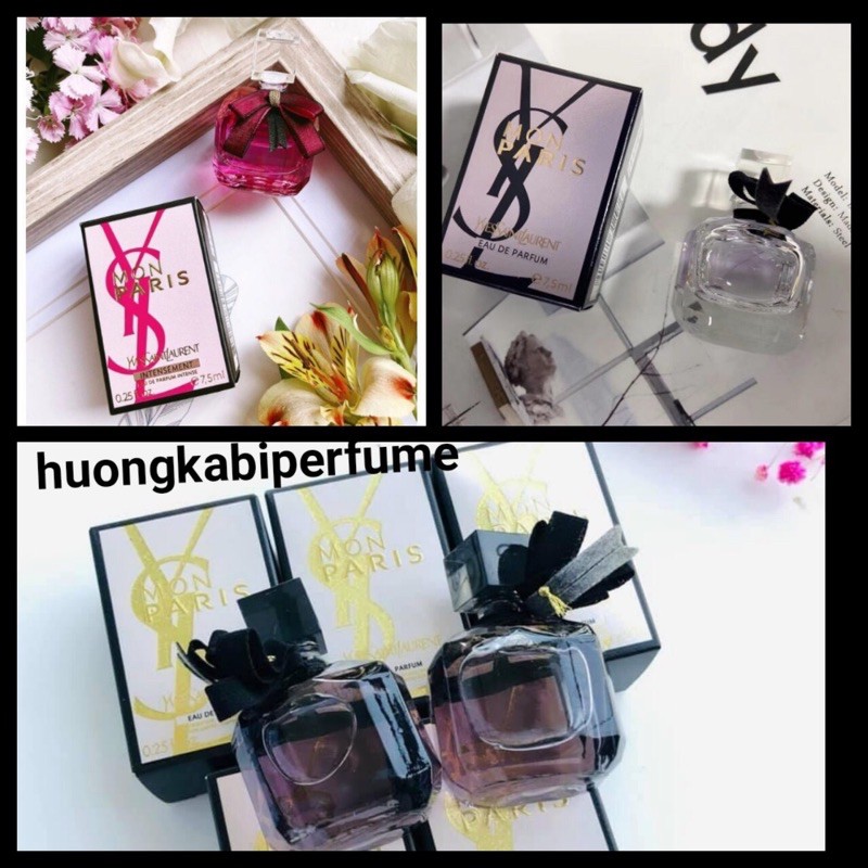 [auth] nước hoa ysl mon paris mini 7.5ml🌸 bản limited - mùi xuất sắc 🌸