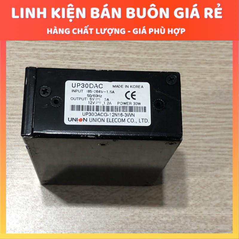 Nguồn tổ ong 2 đầu ra UNION UP30DAC 5V3A - 24V0.6A