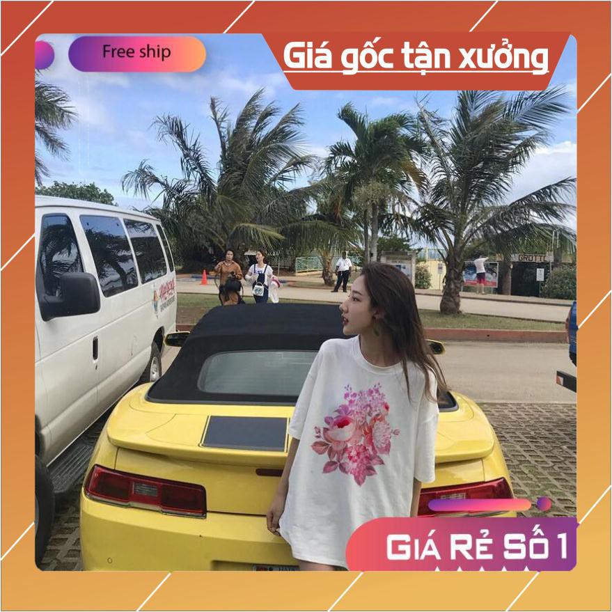 Áo thun nam nữ SWEET ÁO THUN TAY LỠ IN HỌA TIẾT MỘT CHÙM HOA CỰC HOT - ATTL366