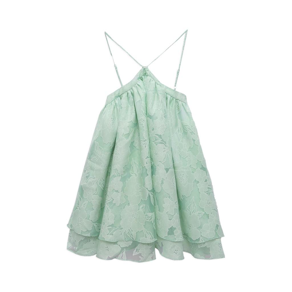 Đầm Nữ Babydoll 2 Layers Strappy , Chất Lưới Dẻo Thoải Mái , WDN000102,SOMEHOW