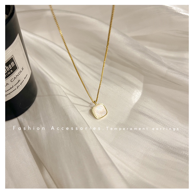 Vòng cổ mặt hình vỏ sò thời trang sang trọng cho nữ