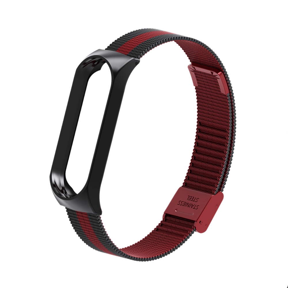 Dây Đeo Inox Chất Lượng Cao Cho Đồng Hồ Thông Minh Xiaomi Mi Band 7 6 5 4 3