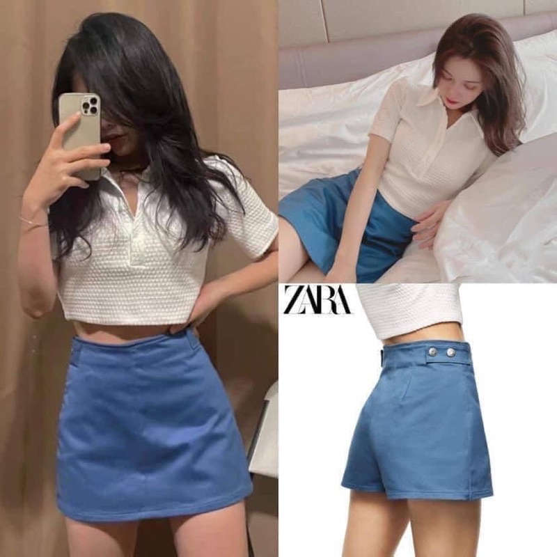 Quần váy skort size  S form nhỏ - Zara authentic 100% newtag