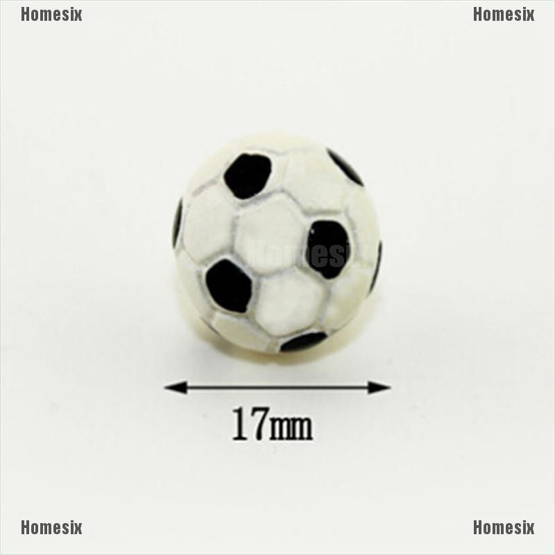 [HoMSI] 1:6/1:12 Dollhouse Miniature Sports Balls Soccer Football and Basketball Decor SUU