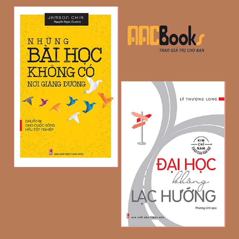 Sách: Bộ 2 cuốn Những bài học không có nơi giảng đường + Đại học không lạc hướng (Tặng sổ ghi chép)