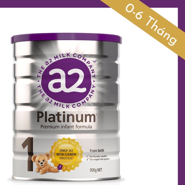 Sữa A2 Platinum Số 1,2 Hộp 900g Nhập Khẩu Úc