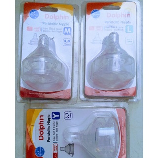 [ SIÊU MỀM] Núm vú Silicone cổ rộng Dolphin ( 2 cái/vĩ)