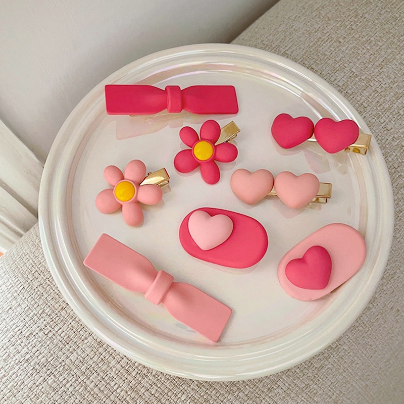 Set 2 Kẹp Tóc Mái Xinh Xắn Cho Bé Gái