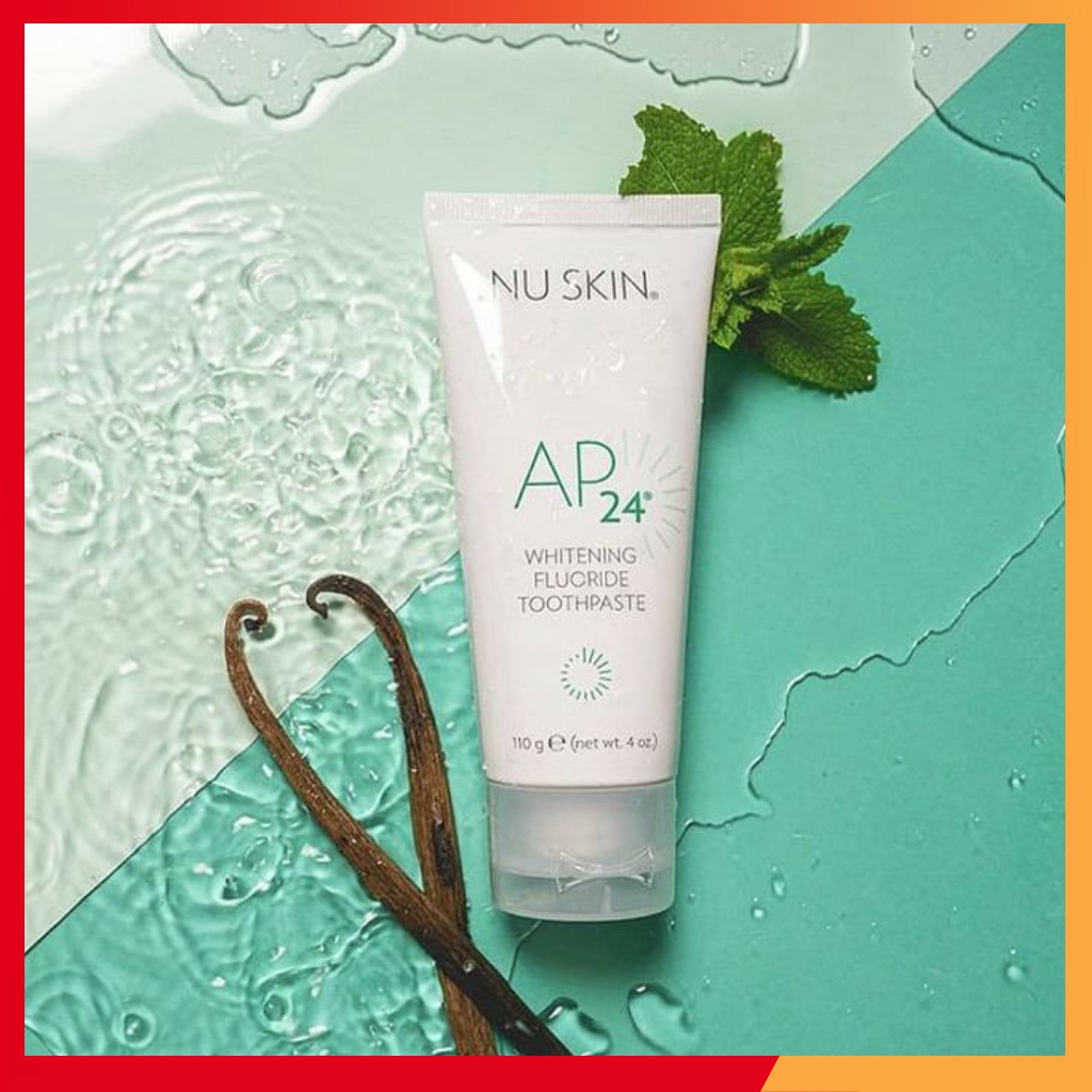 Kem đánh răng trắng sáng AP24 Nuskin Whiteing Flouride Toothpaste trắng sáng, hết hôi miệng, ngừa sâu răng