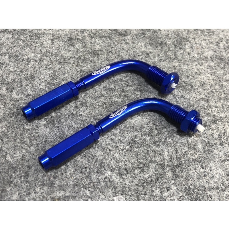 Bộ 2 Co Ga Nhôm Gắn Xe Máy Màu Xanh Dương