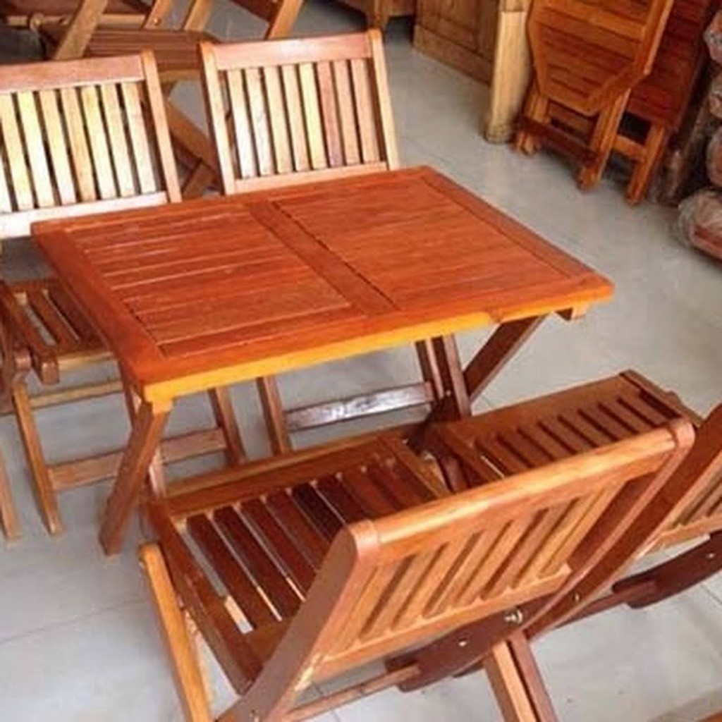 bàn ghế gỗ quán cóc giá rẻ nhất