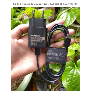 [Chính hãng] Bộ sạc nhanh Samsung 25w+Cáp 1m8(2 đầu Type-C)