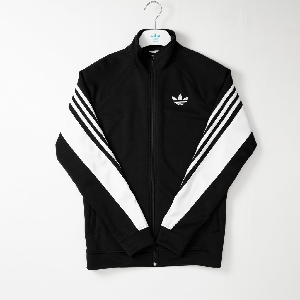 (HÀNG XUẤT XỊN) Áo khoác das đen  3 Stripes Jacket - Chất Poli vải xịn, mịn mát. FM1525 Das 3-Stripe Wrap Track Top | BigBuy360 - bigbuy360.vn