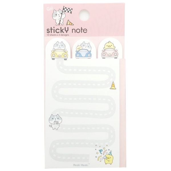 Giấy Note Moshi Moshi 029 - Mẫu 3 - Màu Hồng - Moshi Moshi