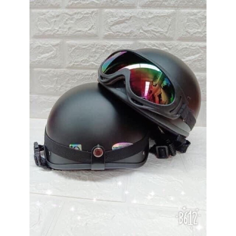 Mũ bảo hiểm Vep, hd loại đẹp,mũ phượt có kính