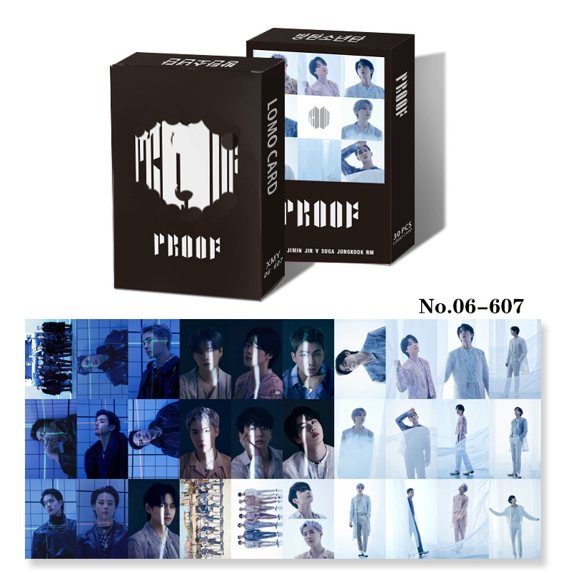 BTS Proof Album Photocard V JK JIMIN Suga JIN & SPY X FAMILY Lomo Card