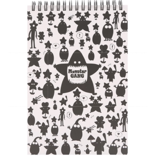 Sổ Vẽ Chuyên Dụng 60 Trang Gáy Lò Xo Khai Trí Stationery Sketchbook Monster Gang