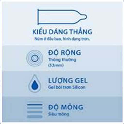 Bao cao su durex invisible extra thin, bao cao su loại siêu mỏng, ôm sát, cảm giác chân thật hộp 10 bao tặng hộp 3