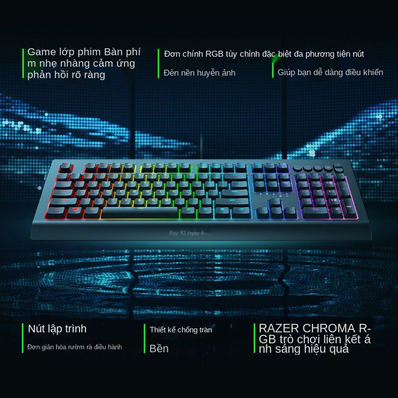 Razer Sano Tarantula V2 Gaming Chicken Game Bàn phím không cơ học RGB Symphony Đèn nền